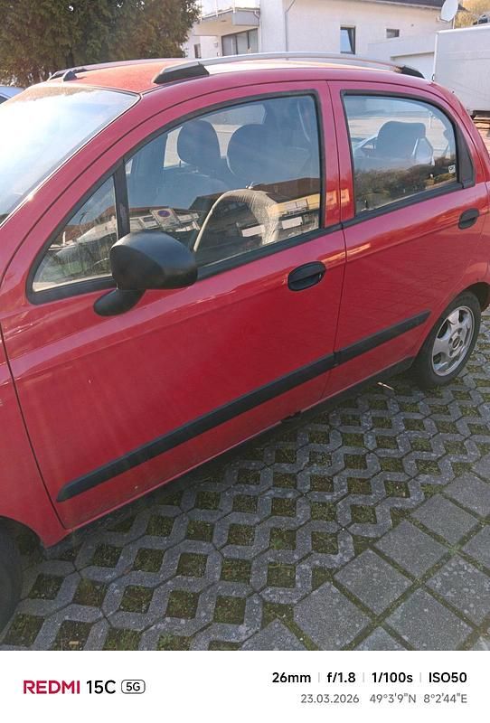 Gebraucht Chevrolet Matiz 66 PS (48 kW) 2006 Rot Kleinwagen