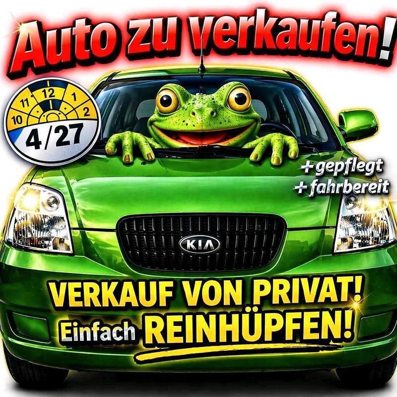 Gebraucht Kia Picanto 66 PS (48 kW) 2004 Grün Kleinwagen