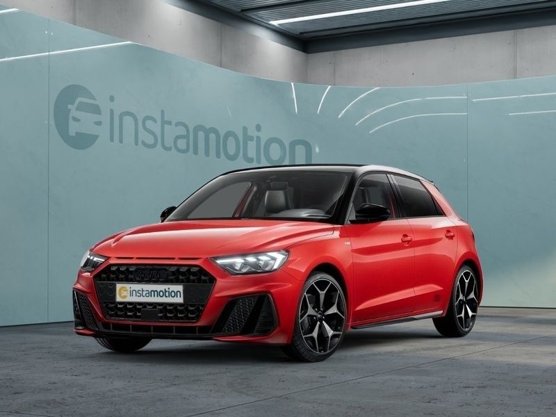 Rot Gebraucht 2024 Audi A1 Sportback S-Line Kleinwagen | 32.240 € (Teuer) - Bild 1/4