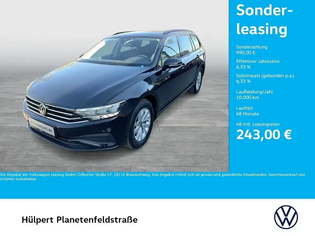 Używany VW Passat Basis 122 KM (89 kW) 2024 Czarny Kombi