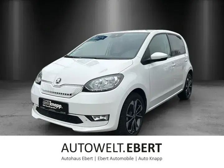 Weiß Gebraucht 2020 Skoda Citigo-e IV Style Kleinwagen | 14.500 € (Etwas zu teuer) - Bild 1/4