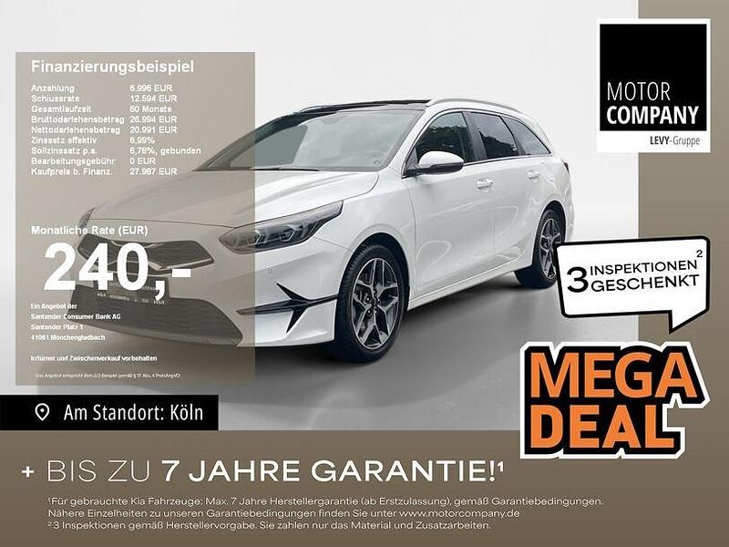 Weiß Gebraucht 2025 Kia Ceed Sportswagon Platinum Kombi | 27.500 € (Fairer Preis) - Bild 1/4