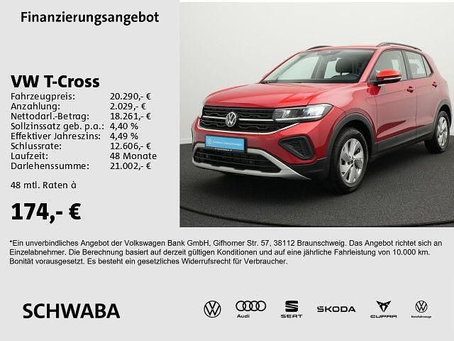Rot Gebraucht 2024 VW T-Cross Life SUV | 20.290 € (Guter Preis) - Bild 1/4