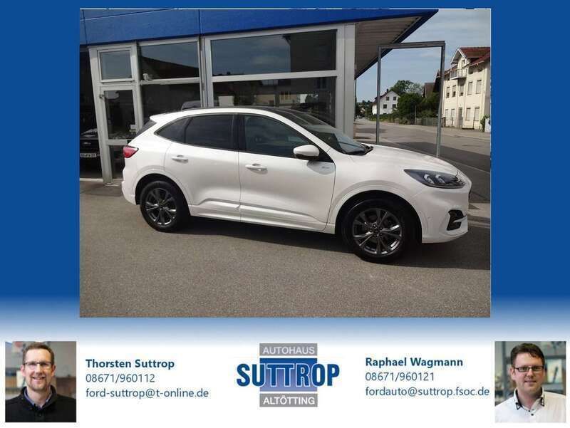 White platinum metallic (metallic) Gebraucht 2022 Ford Kuga ST-Line X SUV | 28.350 € (Fairer Preis) - Bild 1/4