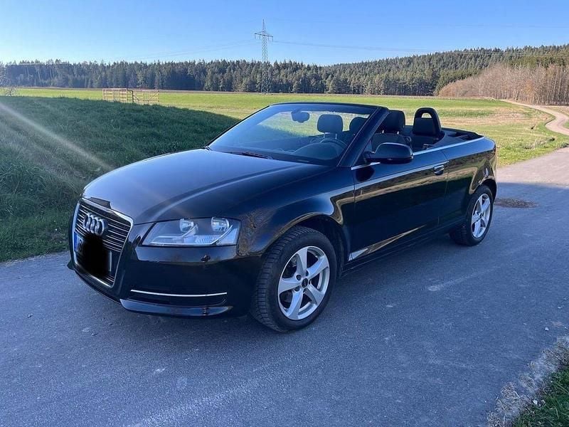Schwarz Gebraucht 2011 Audi A3 Cabriolet Attraction Cabrio | 6.500 € (Superpreis) - Bild 1/4