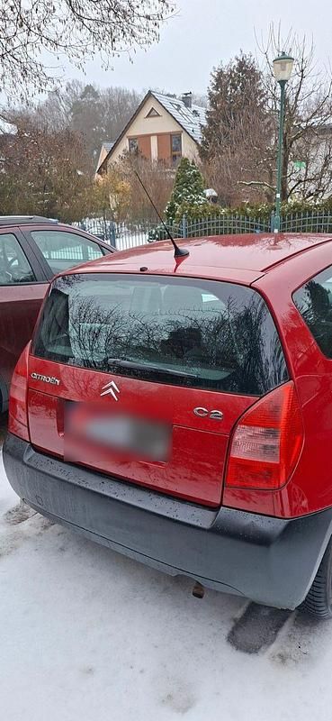Gebraucht Citroën C2 60 PS (44 kW) 2004 Rot Kleinwagen