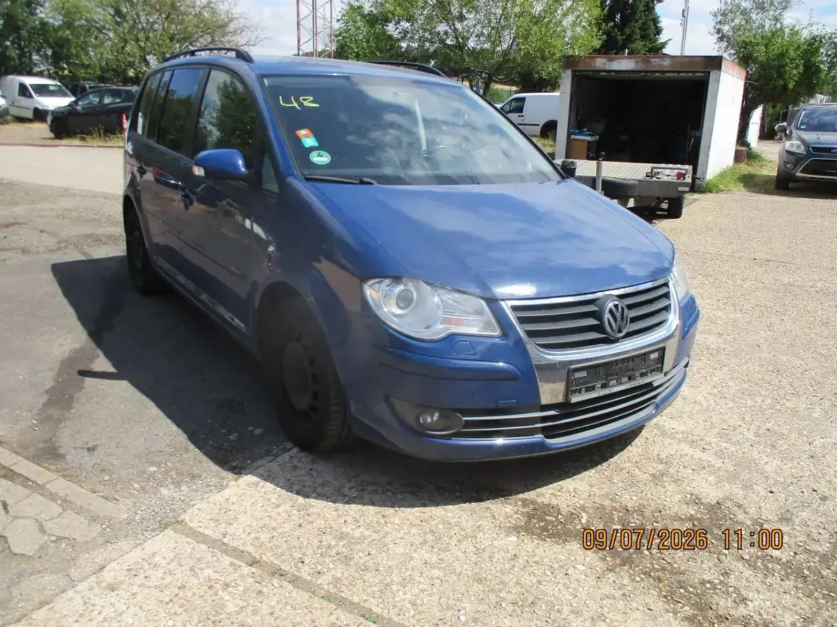 Gebraucht VW Touran Trendline 140 PS (102 kW) 2009 Indienblau Van / Kleinbus