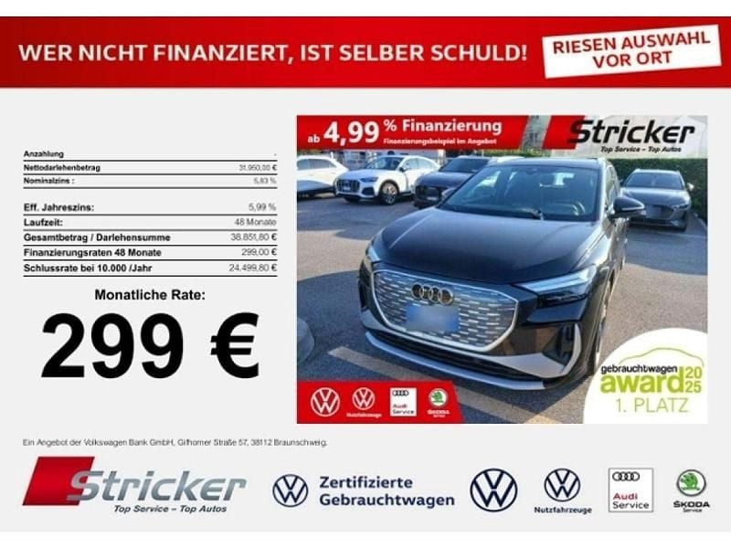 Mythosschwarz metallic (metallic) Gebraucht 2023 Audi e-tron S-Line SUV | 31.950 € (Superpreis) - Bild 1/3