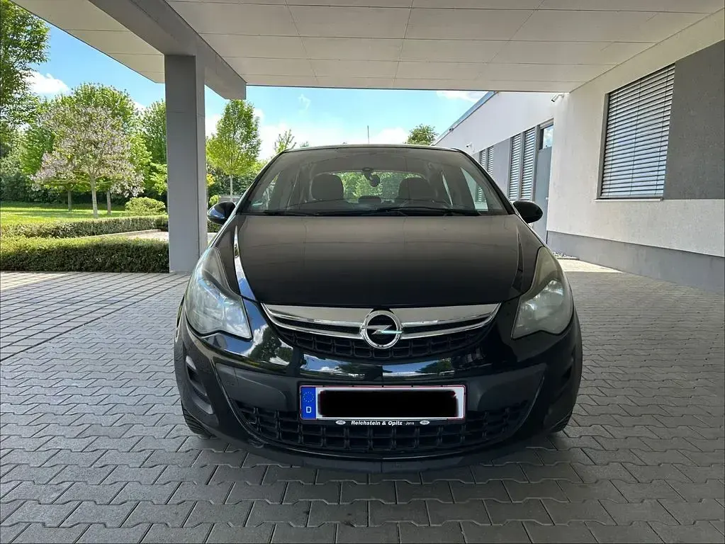 Gebraucht Opel Corsa Active 87 PS (63 kW) 2013 Schwarz Kleinwagen