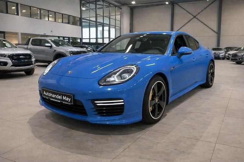 Blau Gebraucht 2015 Porsche Panamera Turbo S Sport Limousine | 46.950 € (Guter Preis) - Bild 1/4