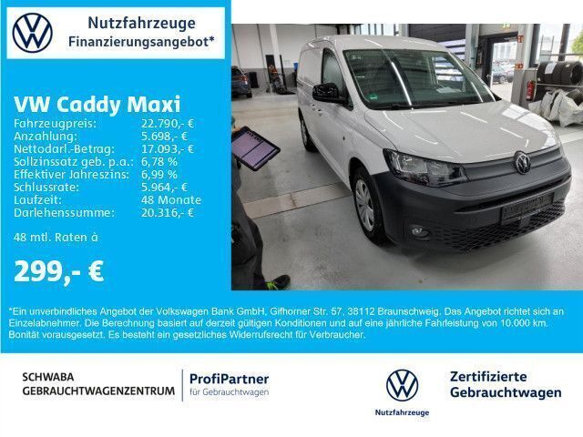 Weiß Gebraucht 2022 VW Caddy Maxi Van / Kleinbus | 22.790 € (Guter Preis) - Bild 1/4