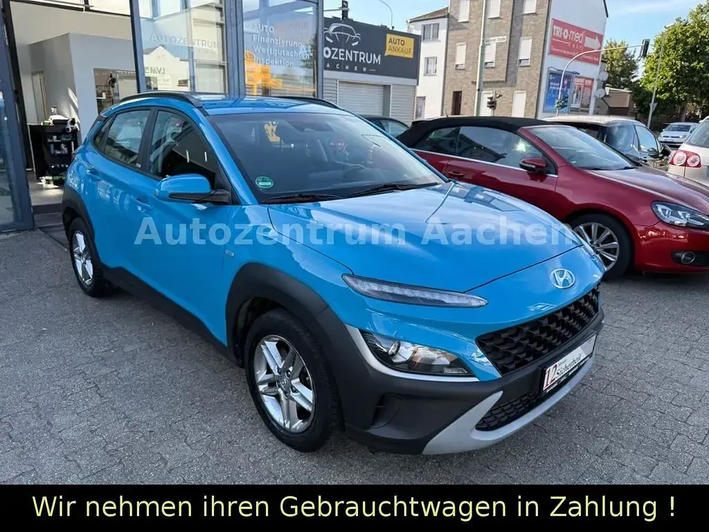 Gebraucht Hyundai Kona 120 PS (88 kW) 2021 Blau SUV