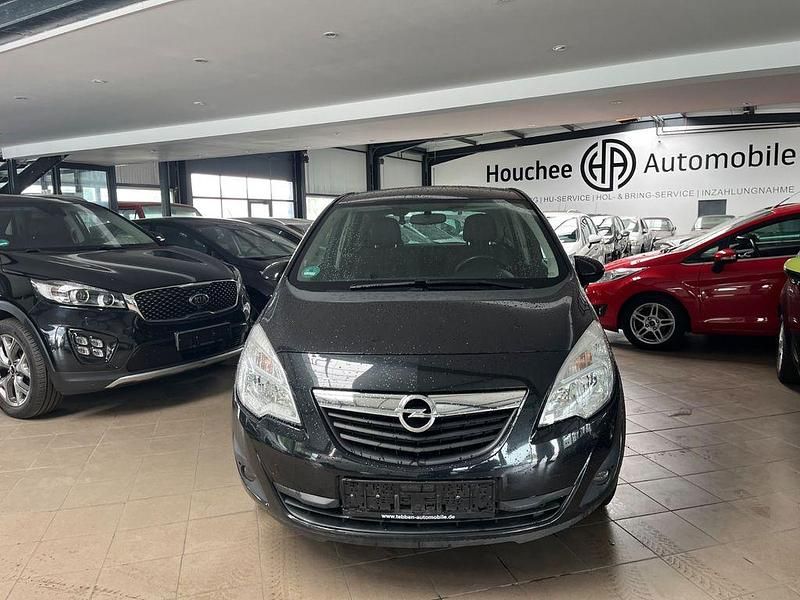 Gebraucht Opel Meriva 101 PS (74 kW) 2012 Schwarz Van / Kleinbus