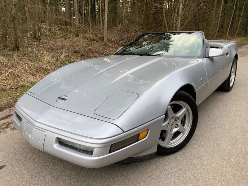 Silber Gebraucht 1996 Corvette C4 Cabrio | 29.800 € - Bild 1/4