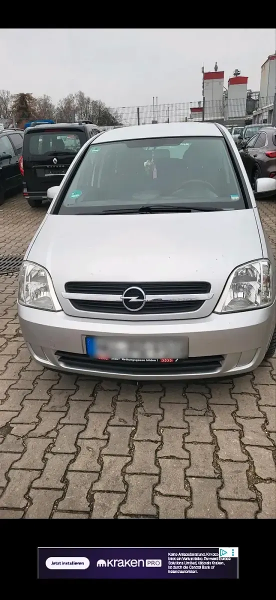 Używany Opel Meriva 101 KM (74 kW) 2005 Srebrny Minivan