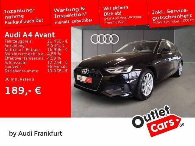 Schwarz Gebraucht 2022 Audi A4 Kombi | 24.450 € (Superpreis) - Bild 1/2