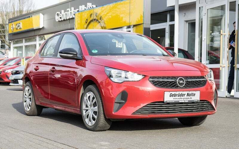 Gebraucht Opel Corsa-e Edition 100 kW (136 PS) 2022 Rot / Kleinwagen