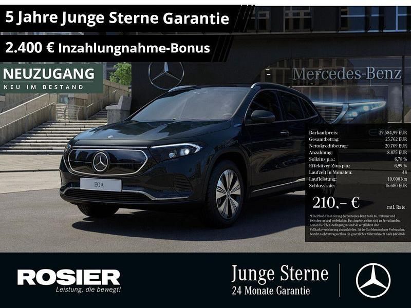 Schwarz / kosmosschwarz Gebraucht 2021 Mercedes EQA250 Advanced Plus SUV | 29.585 € (Fairer Preis) - Bild 1/3