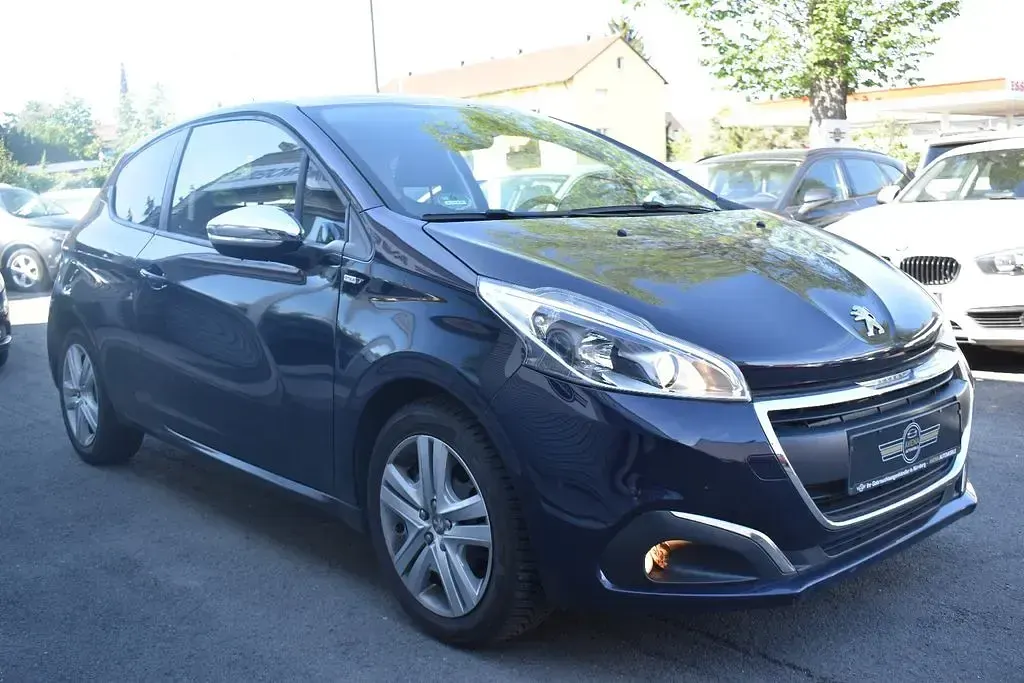 Gebraucht Peugeot 208 Style 82 PS (60 kW) 2016 Blau Kleinwagen