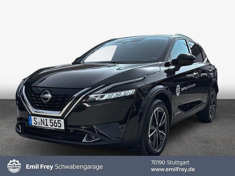 Black metallic Gebraucht 2025 Nissan Qashqai Tekna SUV | 29.990 € - Bild 1/4