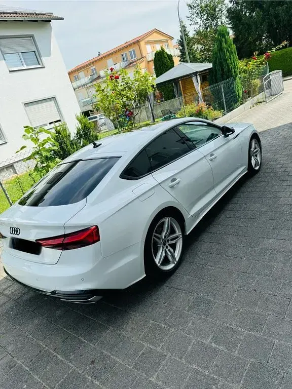 Gebraucht Audi A5 Sportback S-Line 204 PS (150 kW) 2021 Weiß Kleinwagen
