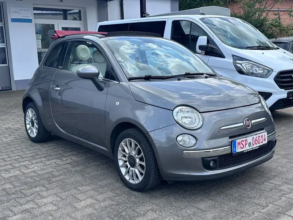 Gebraucht Fiat 500 Lounge 86 PS (63 kW) 2013 Grau Cabrio