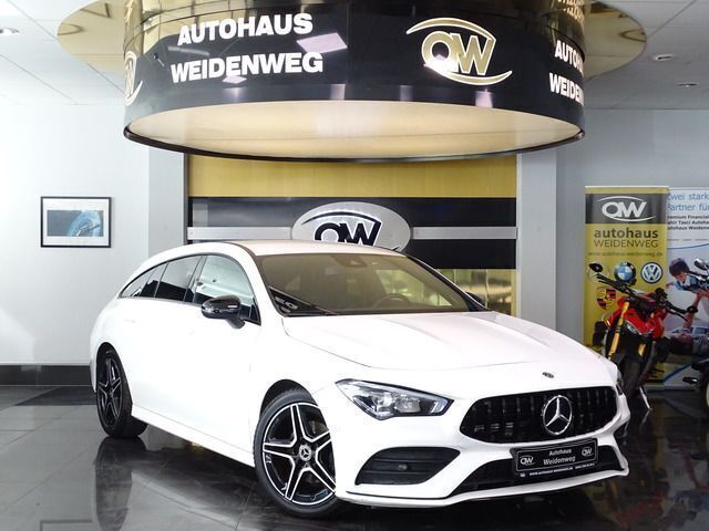 Weiß Gebraucht 2019 Mercedes CLA180 Shooting Brake AMG Kombi | 24.700 € (Fairer Preis) - Bild 1/4