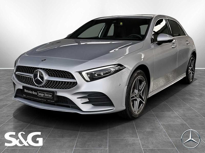 Iridiumsilber metallic Gebraucht 2022 Mercedes A250 AMG Limousine | 26.490 € (Fairer Preis) - Bild 1/4