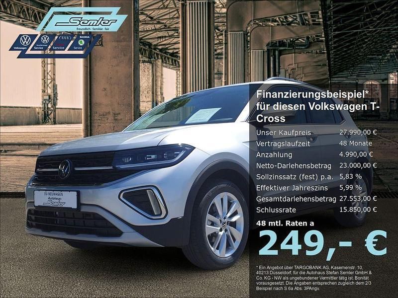 Silber Neu 2025 VW T-Cross R SUV | 27.990 € (Fairer Preis) - Bild 1/4