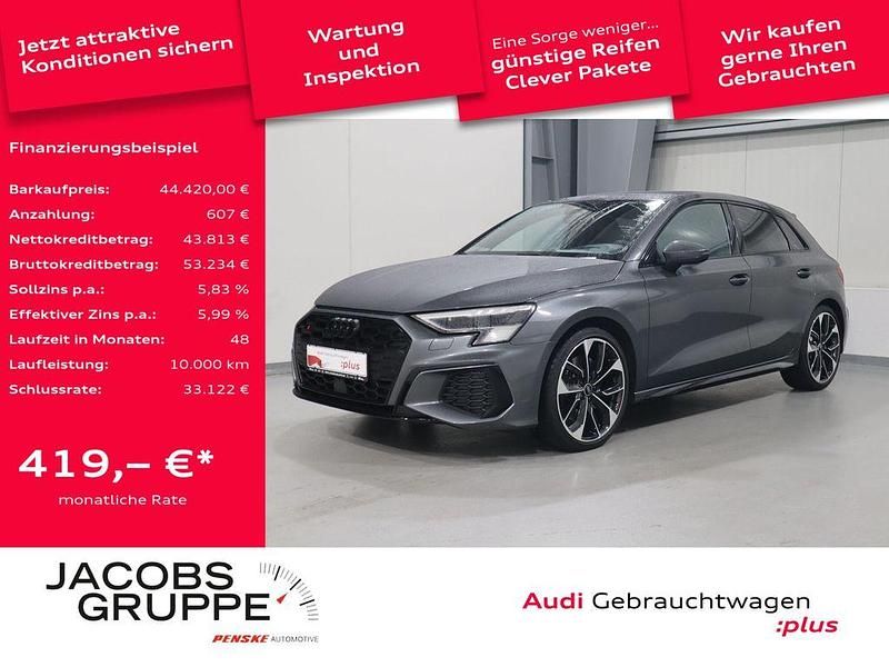 Daytonagrau perleffekt Gebraucht 2024 Audi S3 Ambiente Limousine | 44.420 € (Fairer Preis) - Bild 1/4