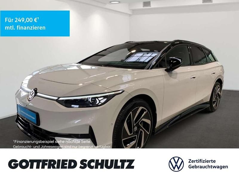 Gletscherweiß metallic Gebraucht 2025 VW ID.7 Pro Limousine | 53.950 € (Teuer) - Bild 1/3