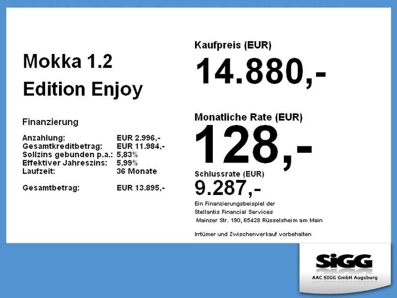 Gebraucht Opel Mokka Edition 101 PS (74 kW) 2023 Jade weiss SUV