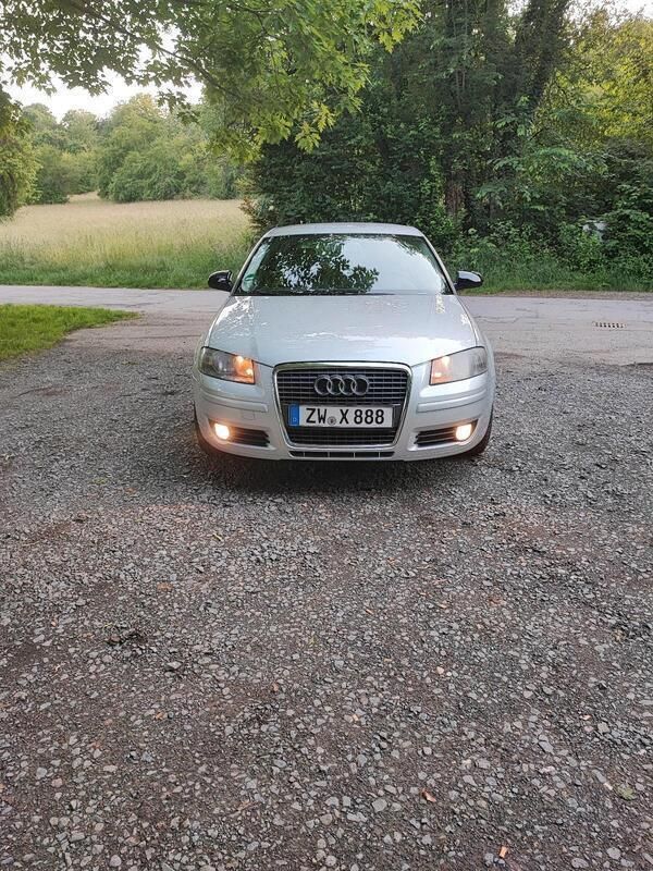 Silber Gebraucht 2008 Audi A3 Sportback Kleinwagen | 3.750 € (Fairer Preis) - Bild 1/4