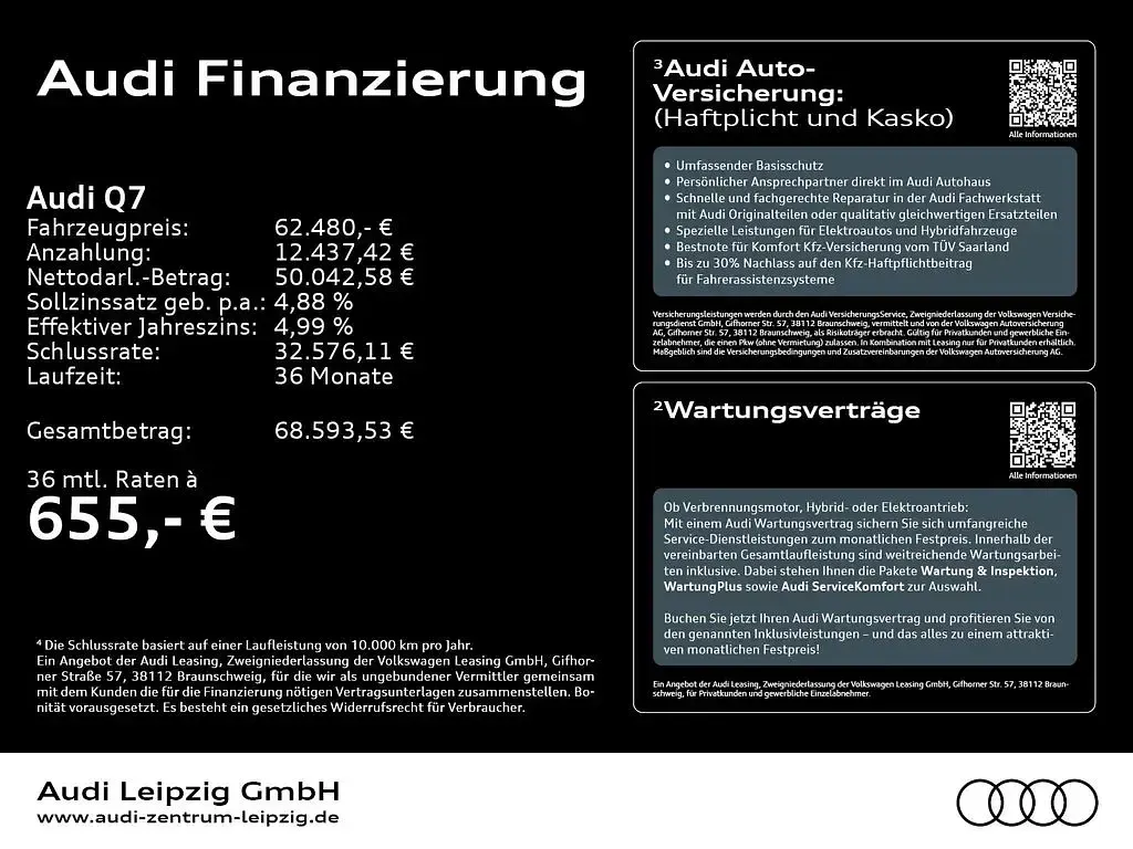 Gebraucht Audi Q7 Competition 286 PS (210 kW) 2023 Daytonagrau perleffekt SUV