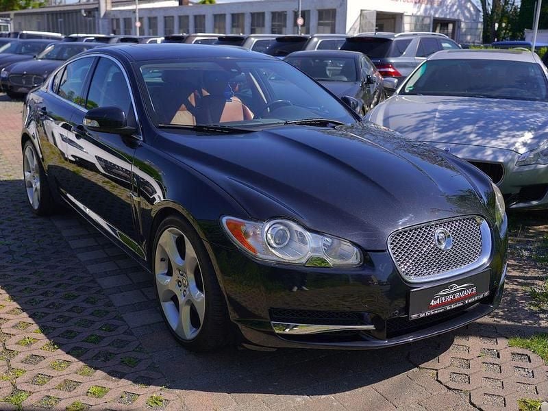 Schwarz Gebraucht 2008 Jaguar XF Supercharged Limousine | 14.995 € - Bild 1/4
