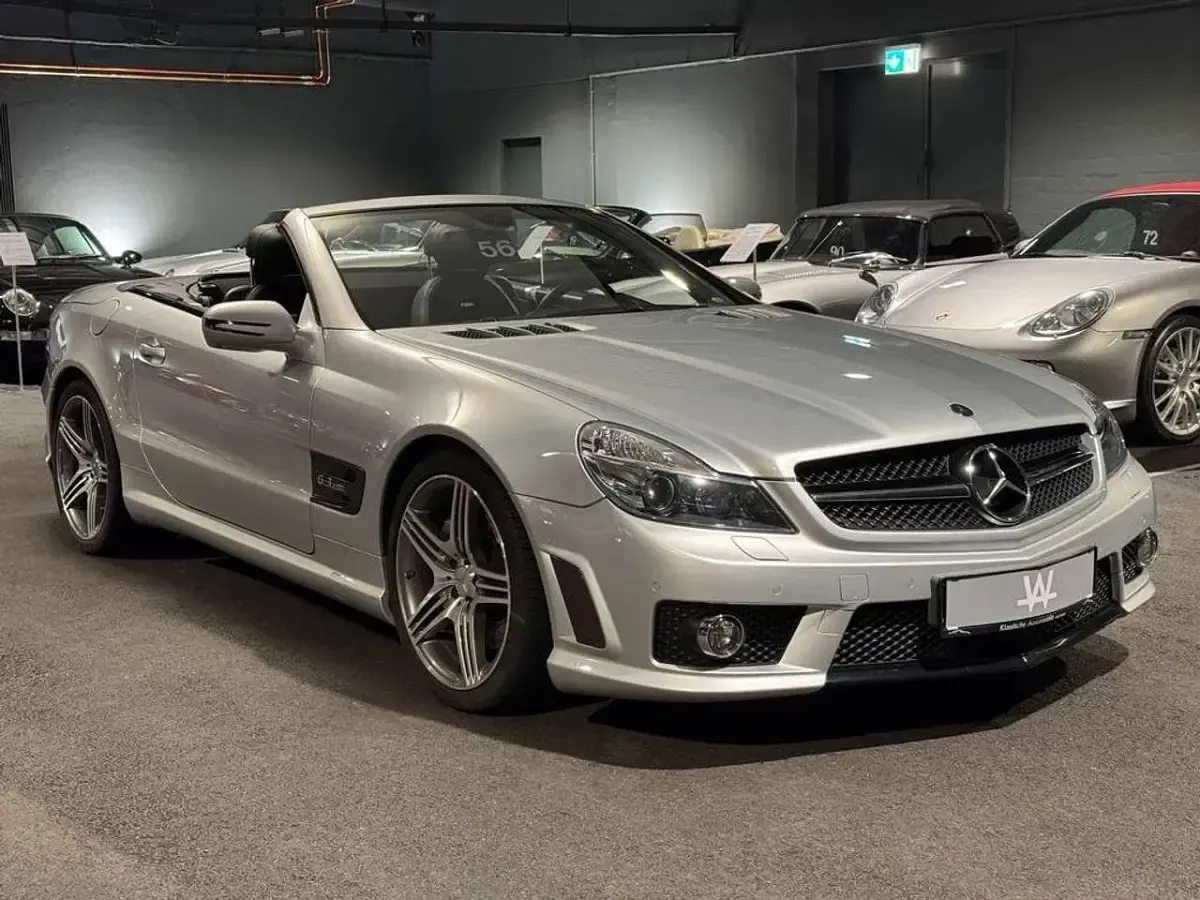Gebraucht Mercedes SL63 AMG AMG 525 PS (386 kW) 2009 Iridiumsilber  metalliclack Cabrio