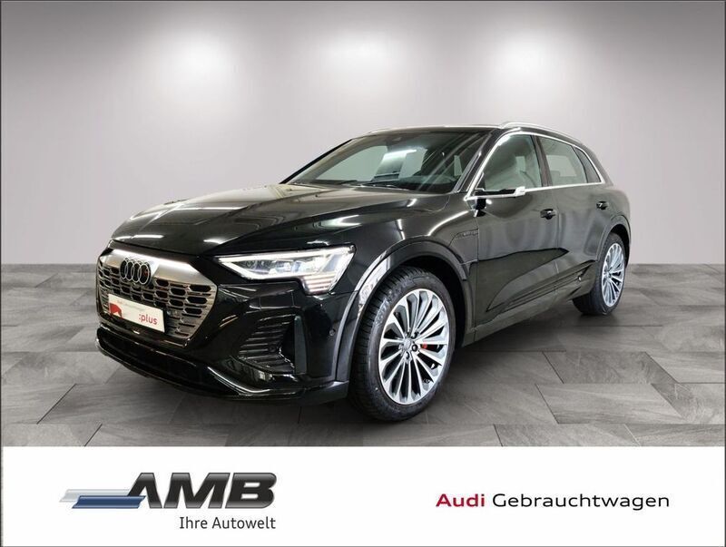 Schwarz Gebraucht 2023 Audi Q8 e-tron S-Line SUV | 64.780 € (Guter Preis) - Bild 1/3