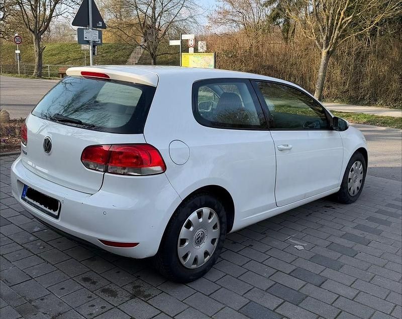 Gebraucht VW Golf VI Comfortline 80 PS (58 kW) 2009 Weiß Kleinwagen