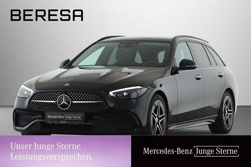 Schwarz Gebraucht 2022 Mercedes C220 AMG Kombi | 34.980 € (Teuer) - Bild 1/3