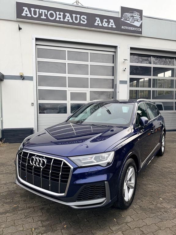 Blau Gebraucht 2020 Audi Q7 SUV | 44.200 € (Superpreis) - Bild 1/4