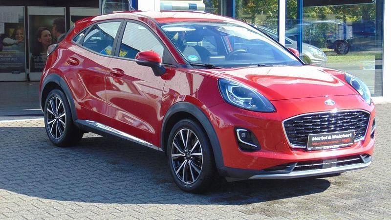 Rot Gebraucht 2021 Ford Puma Titanium SUV | 16.990 € (Guter Preis) - Bild 1/4