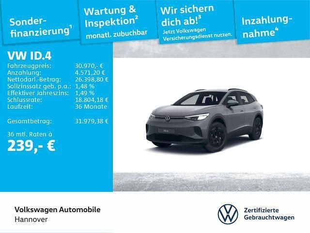 Mondsteingrau Gebraucht 2025 VW ID.4 Pure SUV | 30.970 € (Superpreis) - Bild 1/3