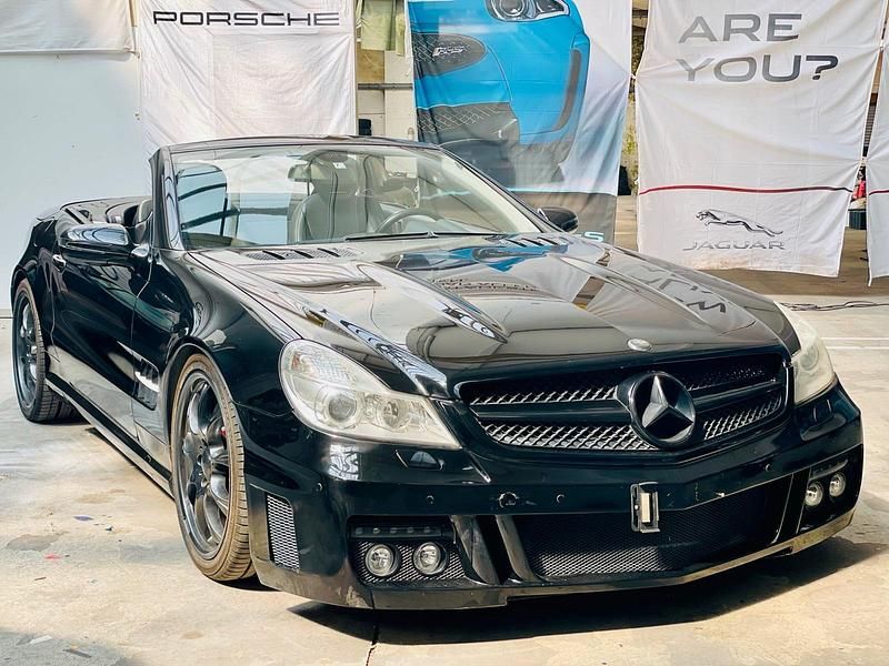 Schwarz Gebraucht 2008 Mercedes SL350 Cabrio | 19.900 € - Bild 1/4