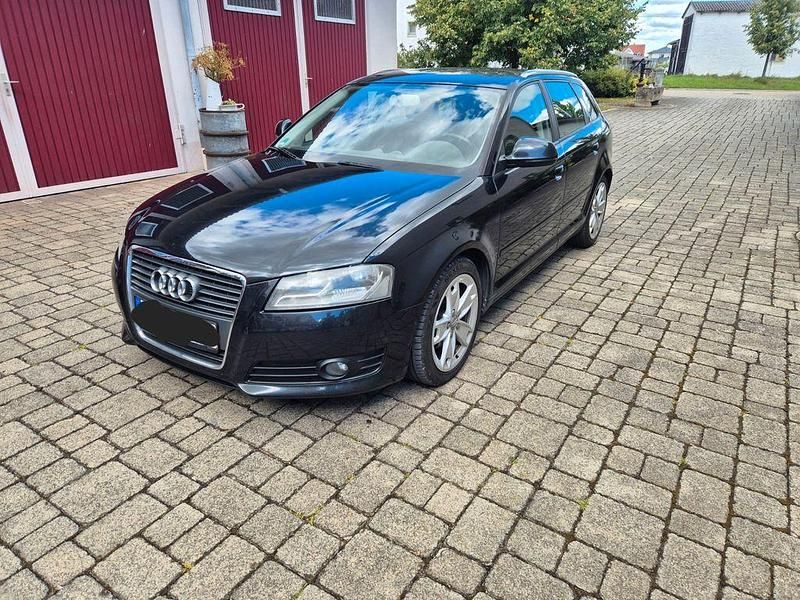 Schwarz Gebraucht 2009 Audi A3 Sportback Ambition Limousine | 6.950 € (Fairer Preis) - Bild 1/4