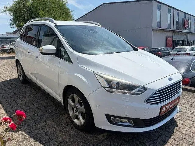 Gebraucht Ford Grand C-Max Titanium 150 PS (110 kW) 2017 Weiß Van / Kleinbus