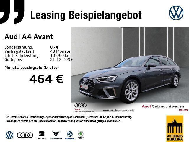Grau Gebraucht 2024 Audi A4 S-Line Kombi | 37.777 € (Fairer Preis) - Bild 1/4