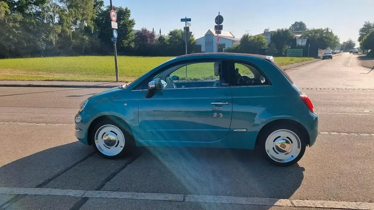 Gebraucht Fiat 500C 69 PS (50 kW) 2018 Grün Cabrio