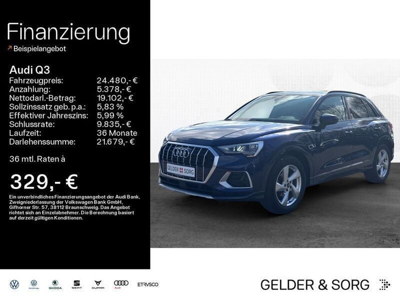 Gebraucht Audi Q3 S-Line 150 PS (110 kW) 2021 Blau SUV