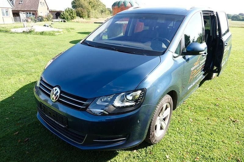 Gebraucht VW Sharan Highline 150 PS (110 kW) 2016 Blau Van / Kleinbus