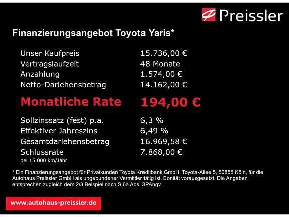 Gebraucht Toyota Yaris Comfort 72 PS (52 kW) 2023 Grau Kleinwagen